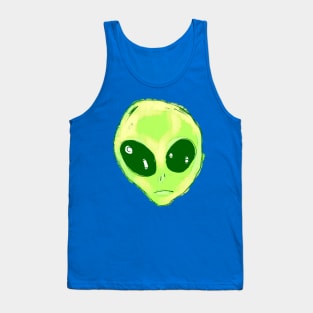 Green Alien Tank Top